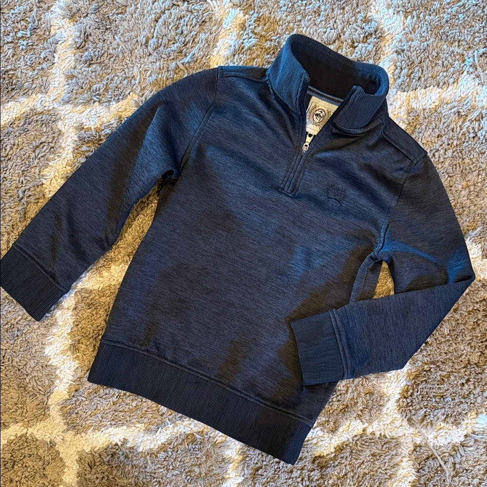 Boys Cinch Black Quarter-Zip Pullover